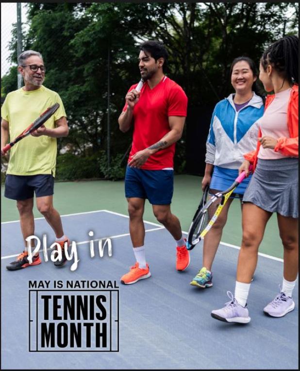 Play in May! National Tennis Month