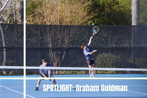 Spotlight: Graham Goldman Spotlight: Graham Goldman playing doubles tennis