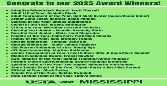 2025 Annual Award Winners