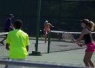 high school tennis match