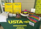 2025 JTT State Champs table with winners' medals, plaques, sombreros & ponchos