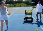 Girl Coached by Pete Mazzella at Northeast Park Tennis Center, Meridian MS
